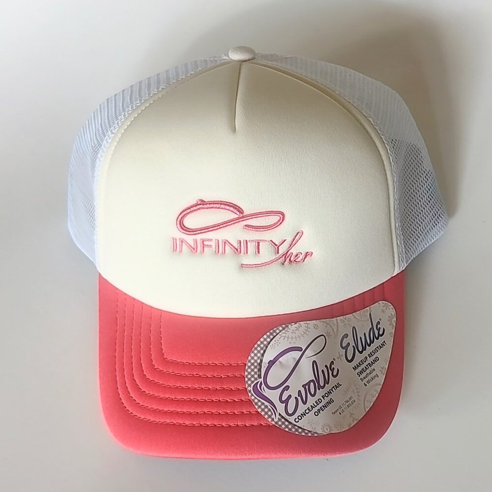 New Infinity Her Women’s Cap Makeup Resistant Band Fashion Undervisor Sherbet